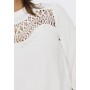 ONLMETTE FRONT - Blouse - cloud dancer