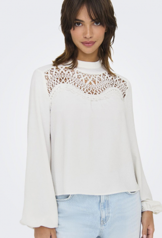 ONLMETTE FRONT - Blouse -...