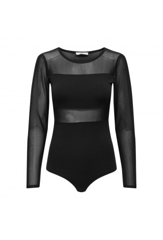 Onlesther L/S Mesh Bodystocking Jrs Noos black