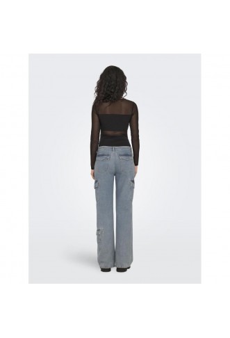 Onlesther L/S Mesh Bodystocking Jrs Noos black