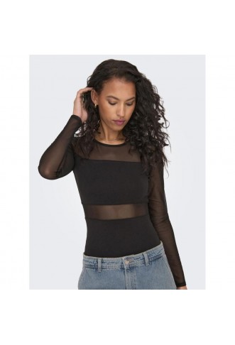 Onlesther L/S Mesh Bodystocking Jrs Noos black