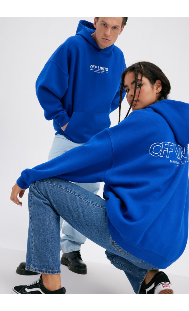 UNISEX - Hoodie - blue