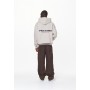 COLNE LOGO HOODIE - Hoodie - washed dust cream