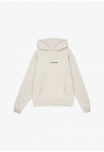 COLNE LOGO HOODIE - Hoodie - washed dust cream