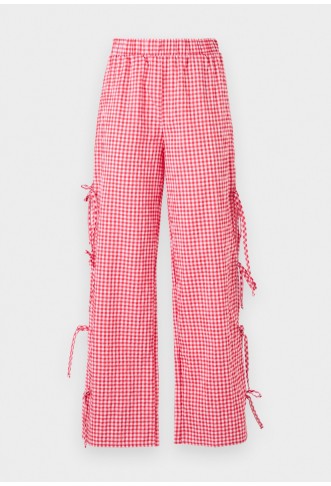 NMDIMITRA TIE CHECK PANT - Trousers