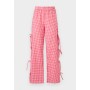 NMDIMITRA TIE CHECK PANT - Trousers