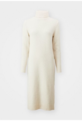 VMBOOM ROLLNECK DRESS - Jumper dress - birch melange