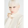 VMBOOM ROLLNECK DRESS - Jumper dress - birch melange