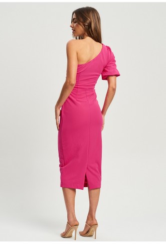 CAROLIN MIDI - Cocktail dress / Party dress - hot pink