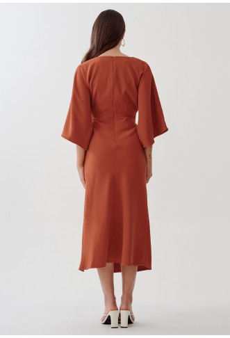 SIGNORA MIDI - Day dress - burnt orange