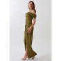 DOMINO - Maxi dress - dark olive