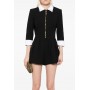 herringbone tweed playsuit