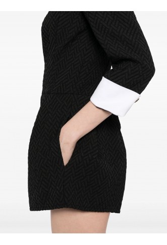 herringbone tweed playsuit