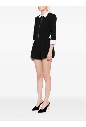 herringbone tweed playsuit