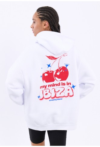 UNISEX - Sweatshirt - white