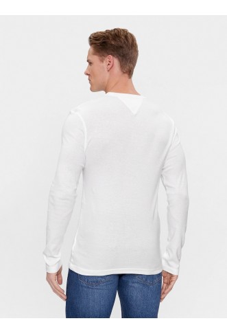 Long Sleeve DM0DM04409 White Slim Fit