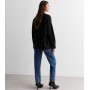 Black Knit Crew Neck