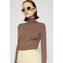 Pulover - mottled brown