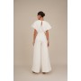 WEDDING BETTY WRAP - Jumpsuit - white