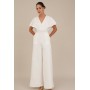 WEDDING BETTY WRAP - Jumpsuit - white