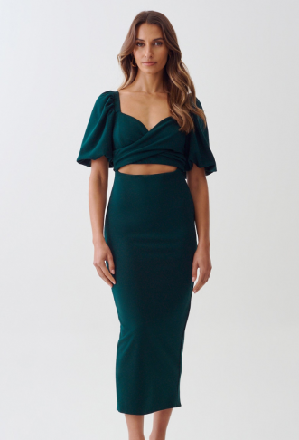 NEVA - Day dress - emerald