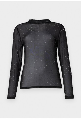 VIKLOKKE TURTLENECK - Long sleeved top - black