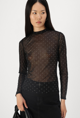 VIKLOKKE TURTLENECK - Long sleeved top - black VIKLOKKE TURTLENECK - Long...