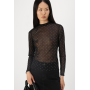 VIKLOKKE TURTLENECK - Long sleeved top - black