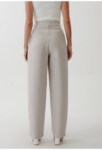 ANGELA - Trousers - light grey