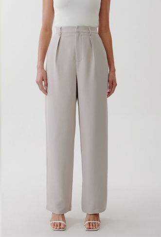 ANGELA - Trousers - light grey ANGELA - Trousers - light grey