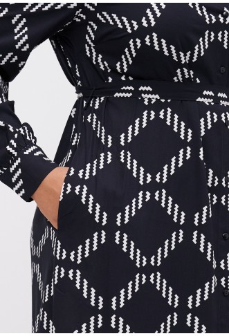 VMCBRINA SHIRT DRESS - Shirt dress - black