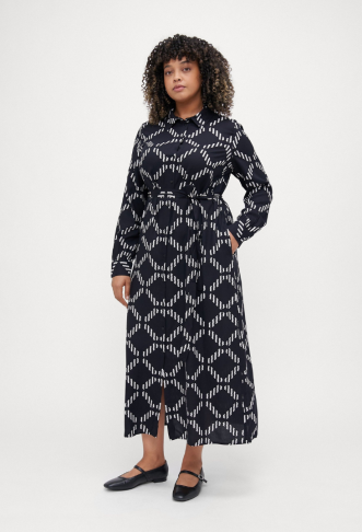 VMCBRINA SHIRT DRESS - Shirt dress - black VMCBRINA SHIRT DRESS -...