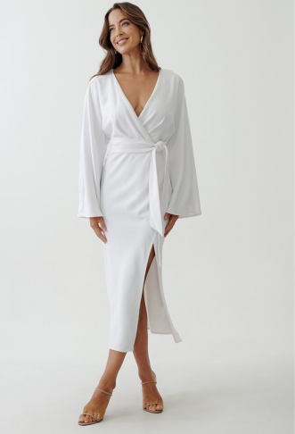 GABBY MIDI - Day dress - white