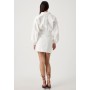 ARLO - Denim dress - white
