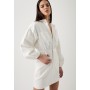 ARLO - Denim dress - white