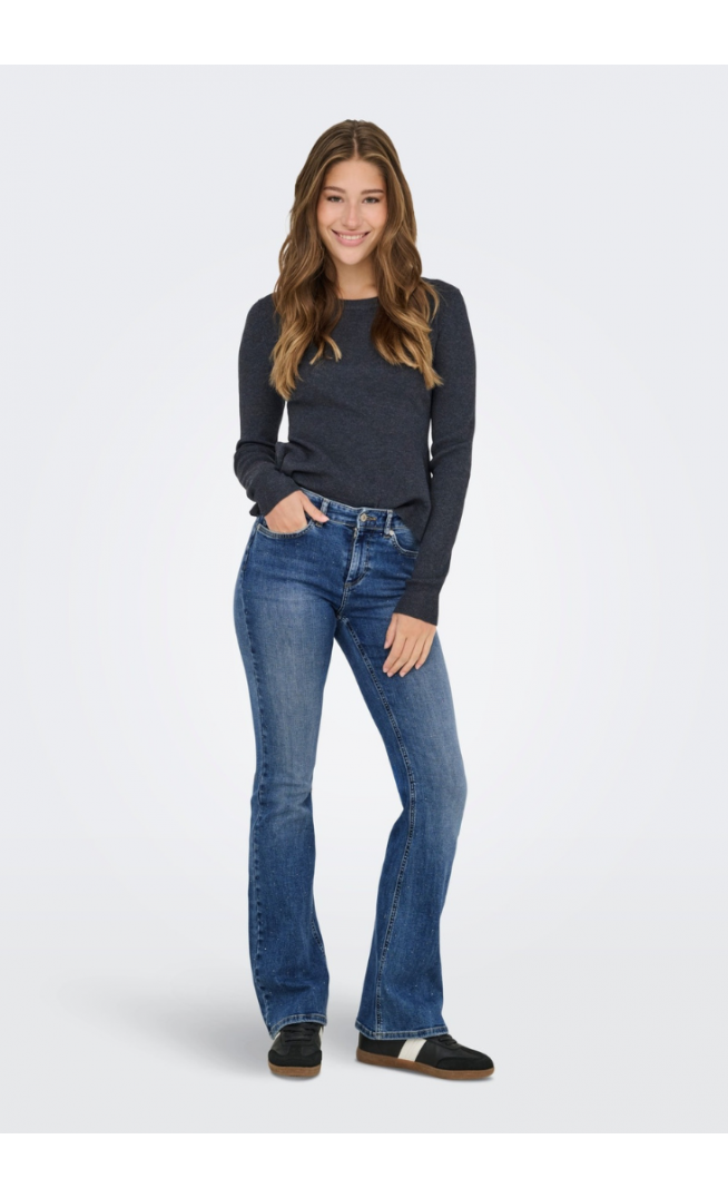 ONLBLUSH Mid waist Flared Fit Jeans