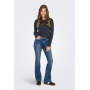 ONLBLUSH Mid waist Flared Fit Jeans