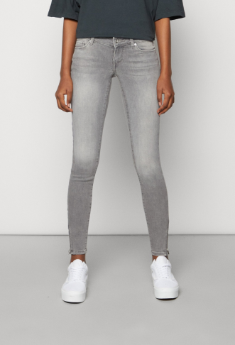 ONLCORAL SKINNY ZIP ANKLE - Jeans Skinny Fit - grey denim ONLCORAL SKINNY ZIP ANKLE -...