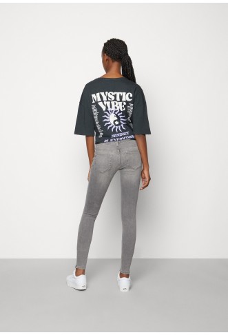 ONLCORAL SKINNY ZIP ANKLE - Jeans Skinny Fit - grey denim