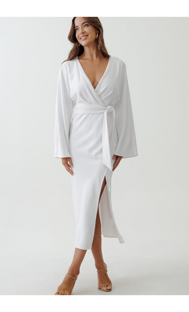 GABBY MIDI - Day dress - white