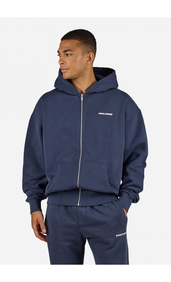 LOGO OVERSIZED JACKET - Zip-up sweatshirt