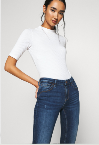 ONLKENDELL LIFE ANKLE - Jeans Skinny Fit - dark blue denim