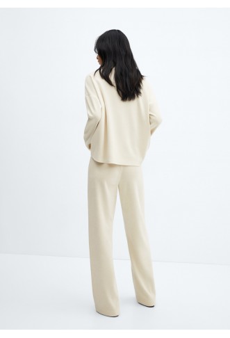 Corduroy trousers with elastic waist