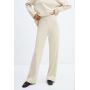 Corduroy trousers with elastic waist