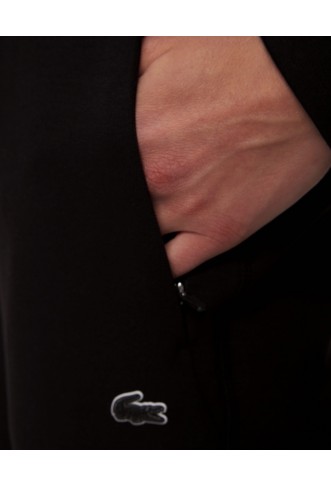 Women’s black Lacoste joggers