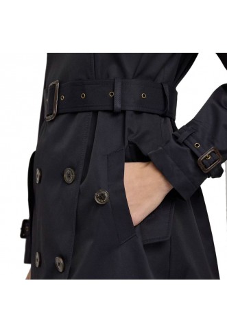 DOUBLE BREASTED BELTED TRENCH COAT