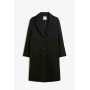 Bershka Classic coat - black