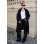 Bershka Classic coat - black