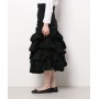 Draped & Ruffled Skirt for Women