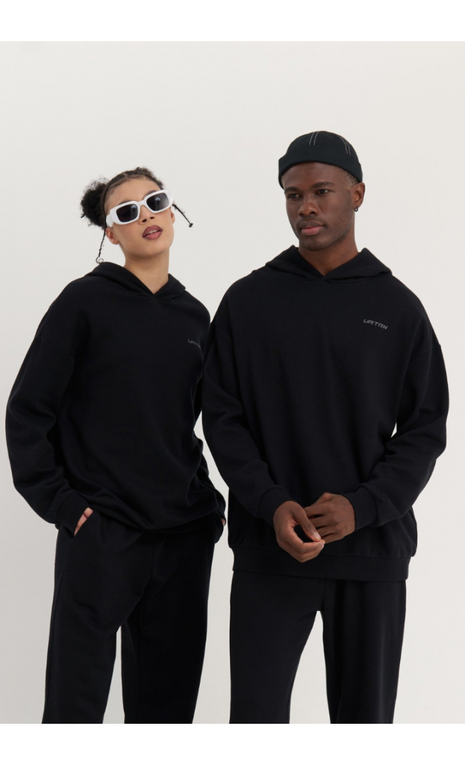 YOURTURN UNISEX - Hoodie- black